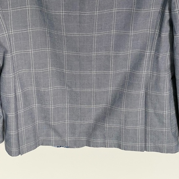 Paisley & Gray Slim Fit 2-Button Plaid Sport Coat Blazer Jacket 35408 - Picture 11 of 15